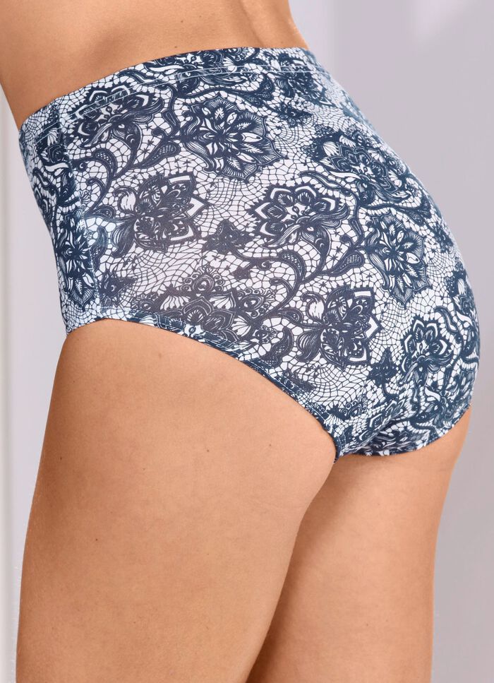 Viererpack Slips in Spitzenoptik 