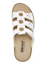 Gemini Pantolette mit verstellbaren Klettspangen ECRU