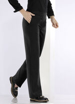 Hose in modischer Weite SCHWARZ