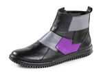 Gemini Bootie im Patchwork-Stil SCHWARZ-BUNT