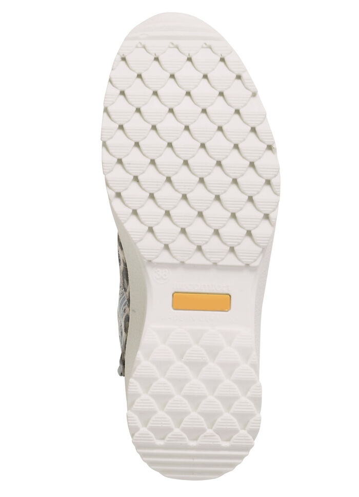 Trendige Damen-Boots, Winterschuhe, Weite H, mit Rei&szlig;verschluss SAND-GRAU