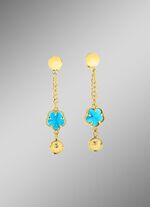 Schmuckset,  3-teilig, im Blumendesign 