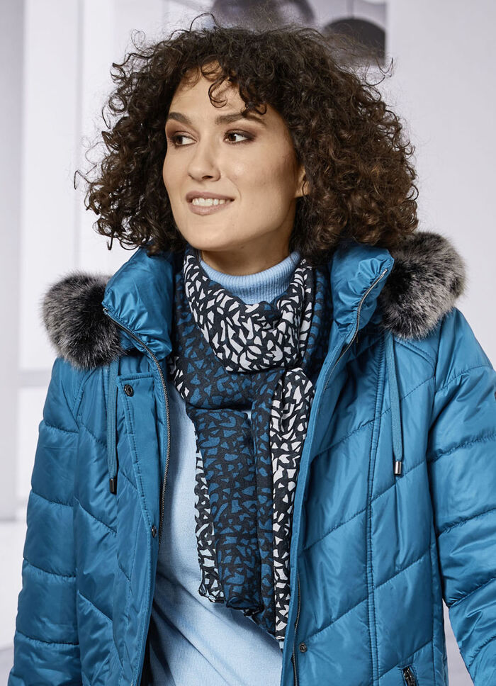 Schal mit Fantasiedessin 