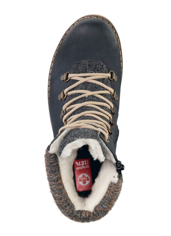 Rieker Schn&uuml;r-Bootie mit Klimamembrane 