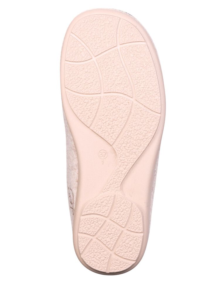 Laurina, klassische Damen-Hausschuhe, mit herausnehmbarem Fu&szlig;bett 