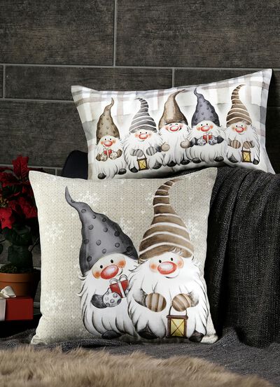 Kissenbezug Wichtel mit Rei&szlig;verschluss 