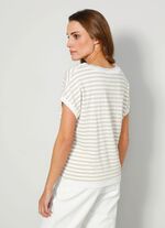 Shirt mit dekorativen Glanzgarn-Elementen 