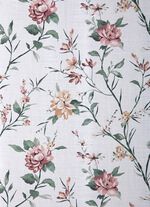 Bedruckte &Uuml;bergardine mit Kr&auml;uselband 