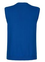 Stricktop aus reiner Baumwolle ROYALBLAU