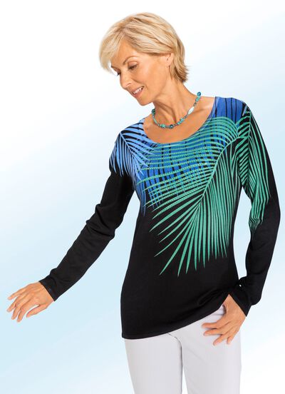 Pullover in edlem Dessin 