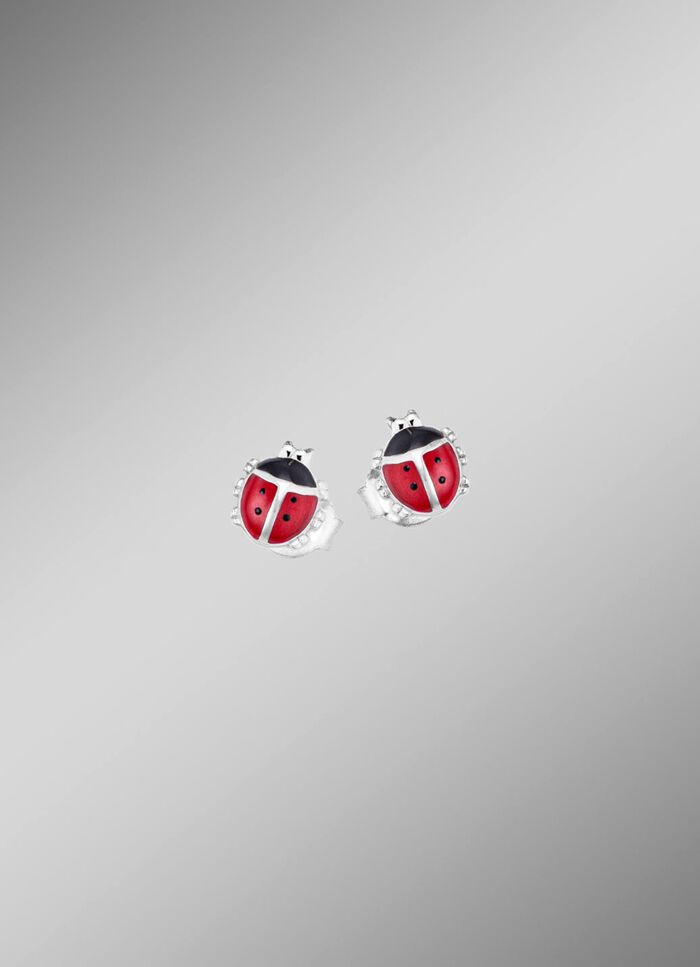 Ohrstecker als Marienk&auml;fer 