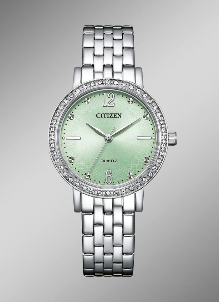 Citizen Quartz-Damenuhr mit Edelstahlbandgeh&auml;use 