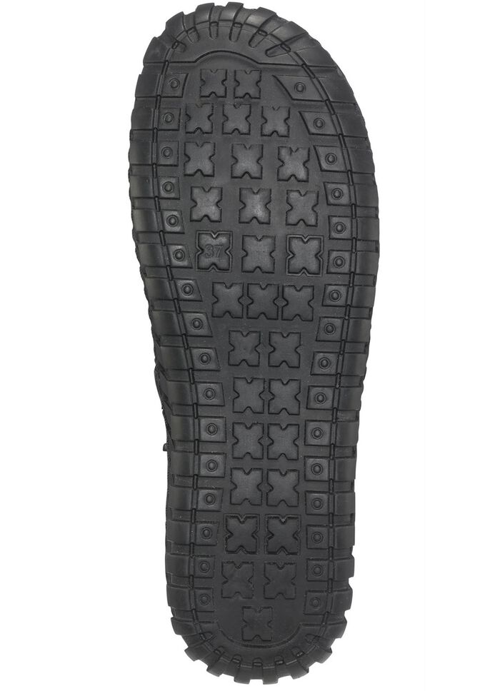 Gemini Schn&uuml;r-Bootie mit pfiffigen Bes&auml;tzen SCHWARZ-BUNT