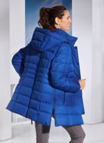 Funktionsjacke mit abnehmbarer Kapuze INDIGOBLAU