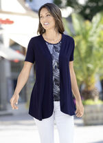 Bezauberndes Shirt in Jacken-Optik 