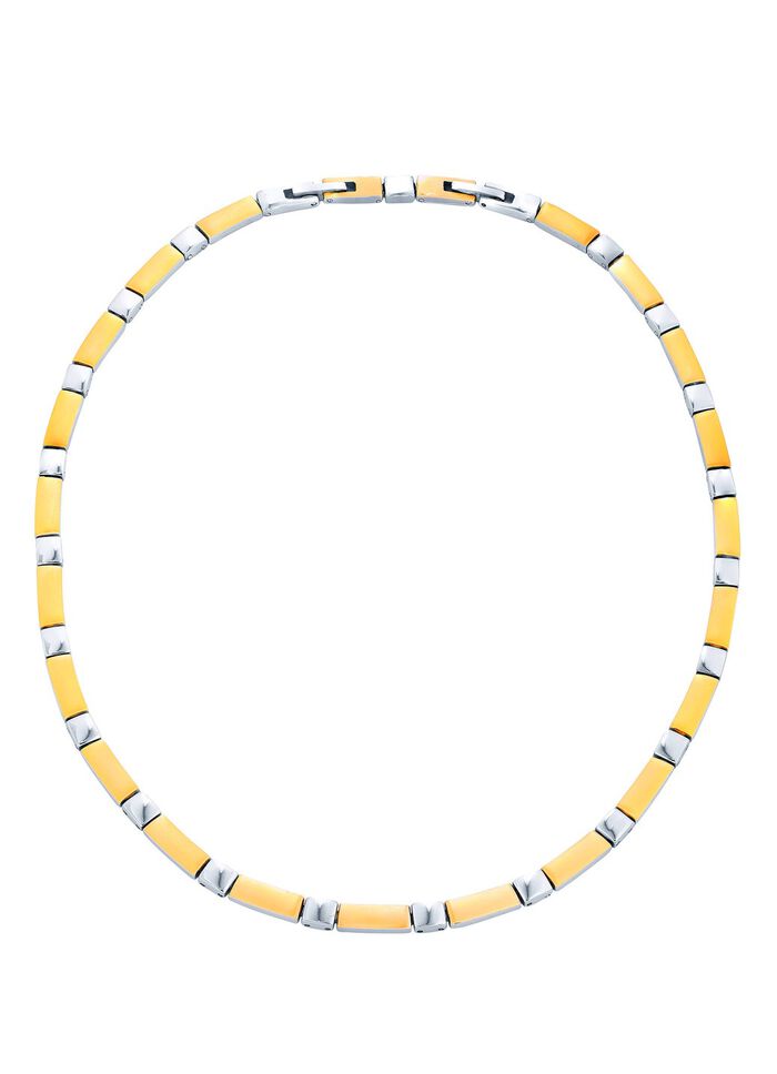Wundersch&ouml;n und modern: Halskette in Bicolor 