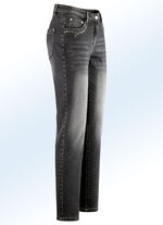 Jeans mit schönem Nietenbesatz SCHWARZ