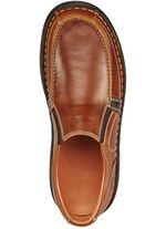 GINO GALANTE, klassische Herren-Slipper, mit herausnehmbarem Fu&szlig;bett COGNAC