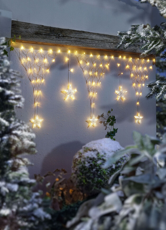 Lichternetz mit 5 Sternen 