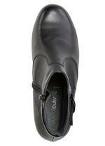 Waldl&auml;ufer, bequeme Damen-Stiefeletten, Weite K, mit herausnehmbarem Fu&szlig;bett SCHWARZ