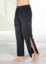 Schlaf- und Freizeithose mit Reißverschluss SCHWARZ