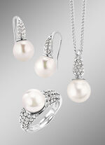 3-teiliges Schmuck-Set WEISS