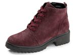 Waldl&auml;ufer, bequeme Damen-Stiefeletten, Winterschuhe, Weite H, mit herausnehmbarem Fu&szlig;bett BORDEAUX