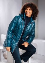 Jacke mit Reißverschlusstaschen PETROL