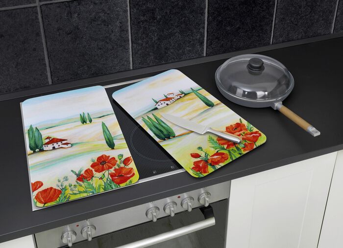 Herdabdeckplatten oder Wandblende 