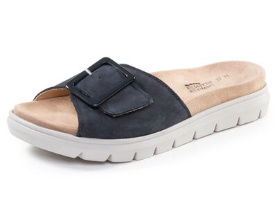 ELENA EDEN, stylische Damen-Pantoletten, Weite H, mit herausnehmbarem Fu&szlig;bett 