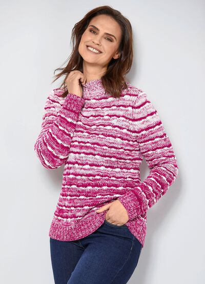 Pullover in weichem Griff 