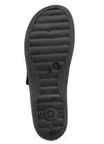 Klettschuh aus elastischem Textilmaterial SCHWARZ