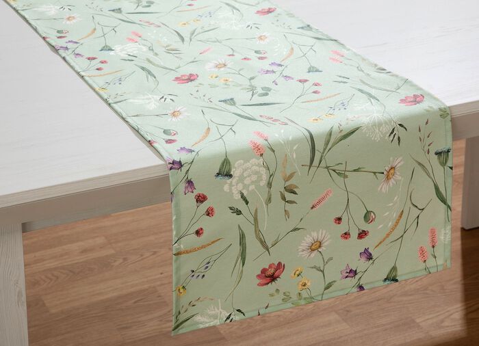 Tisch- und Raumdekoration mit Fleckschutz-Ausr&uuml;stung PISTAZIE