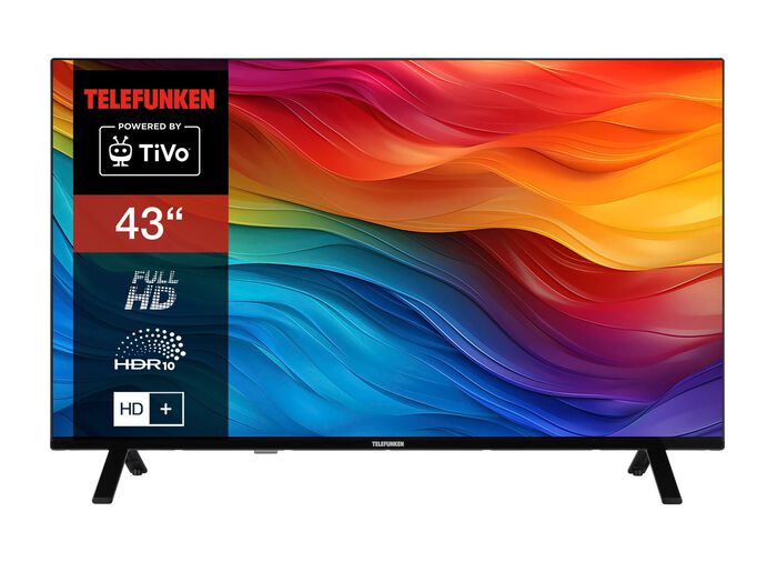 Telefunken XFTO750S Full-HD-Smart-LED-Fernseher-TV-32'' SCHWARZ