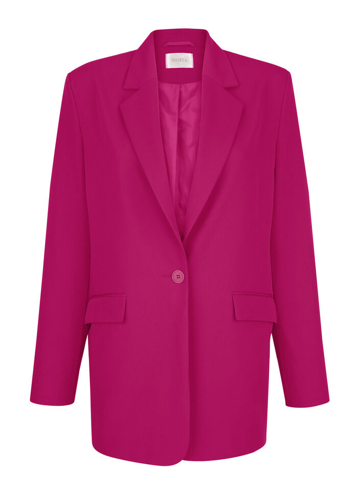 Blazer mit 1-Knopf-Verschluss 