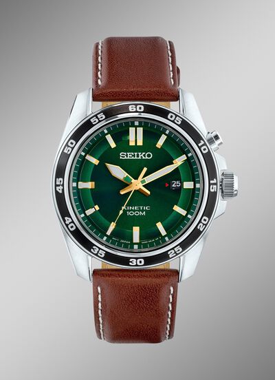 Klassische Kinetic-Quartz-Herrenuhr  