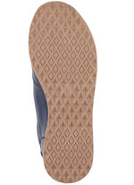 Andrea Conti Schnür-Sneaker  aus weichem Nappaleder MARINE