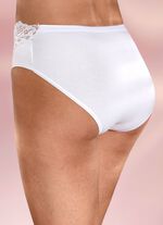 Laurina Viererpack Slips mit elastischer Spitze 