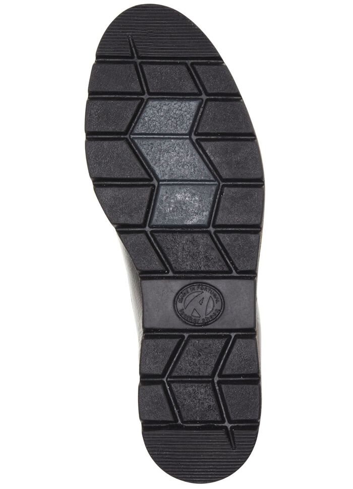 ELENA EDEN Loafer aus edlem Knautschlackleder SCHWARZ