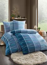 Beidseitig bedruckte Bettw&auml;sche-Garnitur 