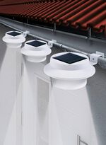 Dachrinnen-Leuchte, 3er-Set 