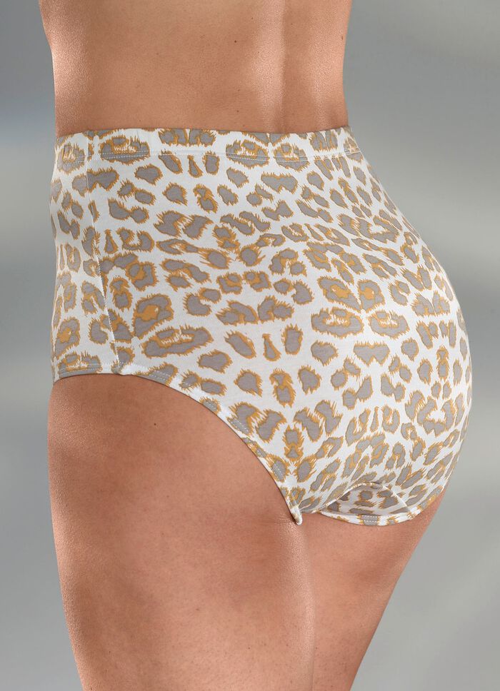 Dreieckpack Slips mit Raubtierdessin 