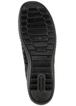 Remonte Schnür-Bootie aus Crashlack SCHWARZ