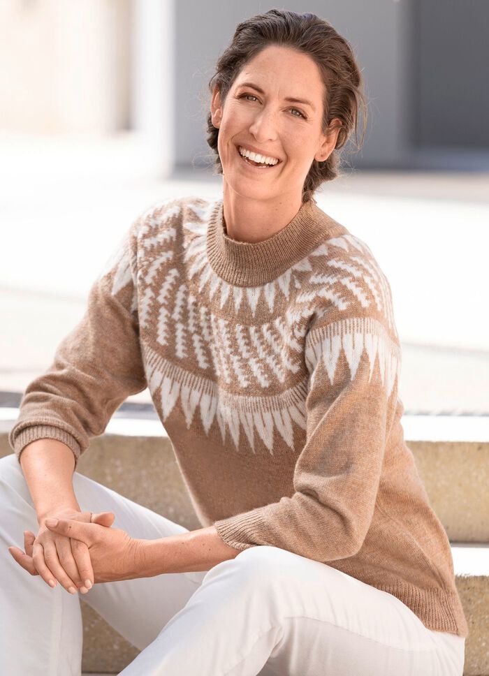 Pullover mit Norwegermuster 