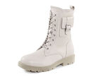 Andrea Conti Stiefelette mit modischen, aufgesetzten Täschchen BEIGE