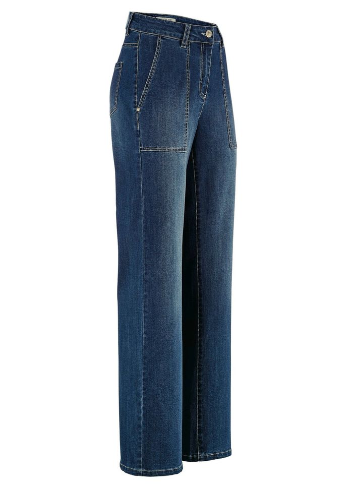 Jeans in 4-Pocket-Form DUNKELBLAU