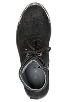 Waldl&auml;ufer, bequeme Damen-Stiefeletten, Weite G, mit herausnehmbarem Fu&szlig;bett SCHWARZ