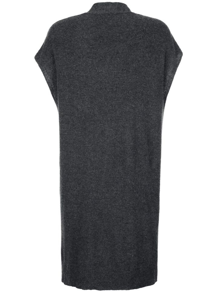 Long-Strickweste aus Kaschmir 
