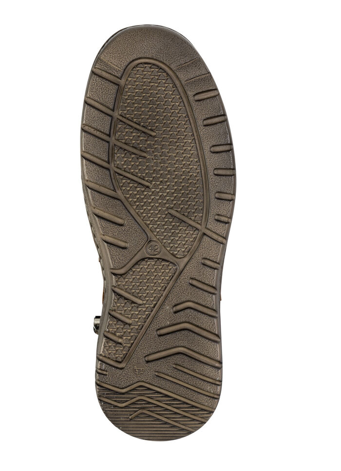 Slipper mit luftigen Durchbrüchen MARONE-BLAU