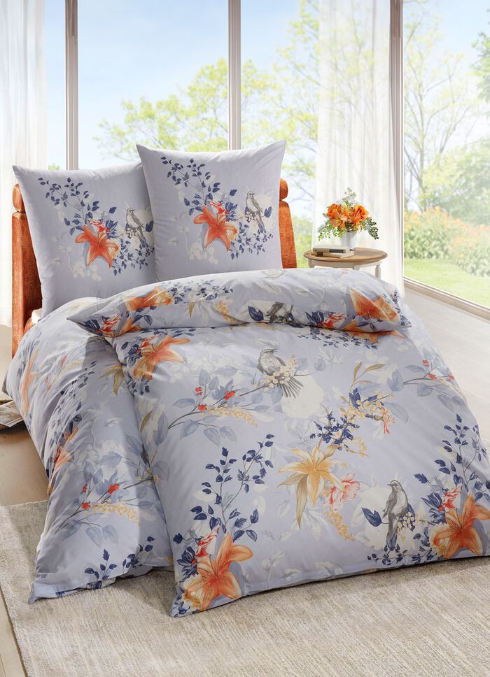 Renforc&eacute;-Bettw&auml;sche-Garnitur von Dobnig BLAU